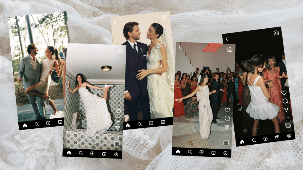 Héloïse Journal: Five Looks, One Weekend. Photo collage with images via Vicky Montanari's Instagram.